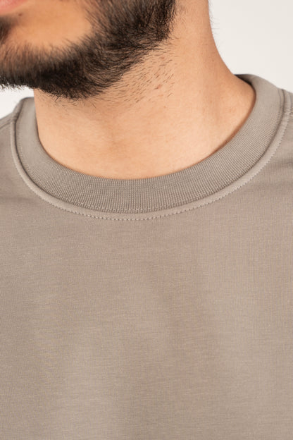 GREY THICK TSHIRT