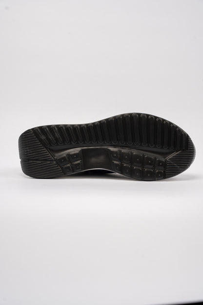 NAVY MIX MATERIAL SNEAKER
