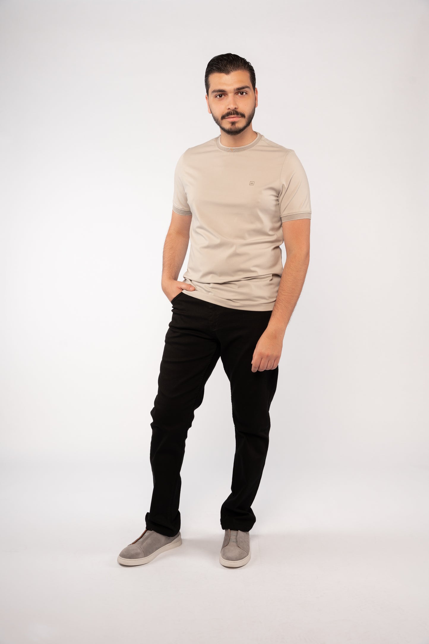 SAND BEIGE RELAXED TSHIRT