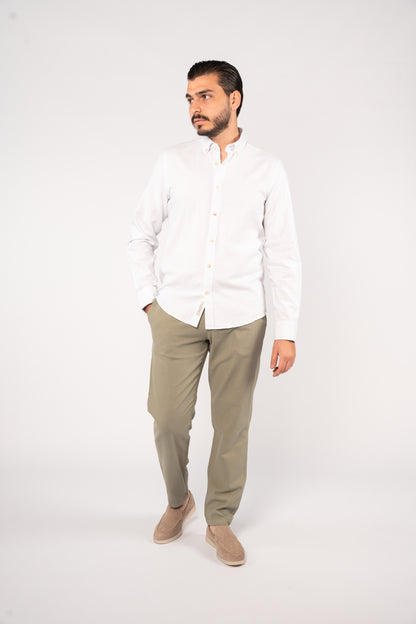 WHITE OXFORD SHIRT
