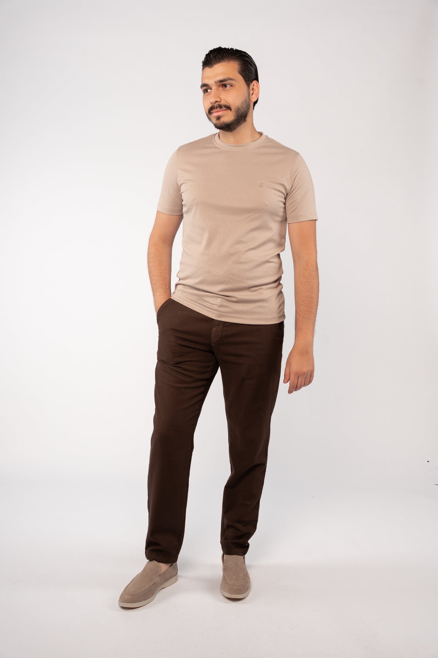 MOCHA MERCERIZED TSHIRT