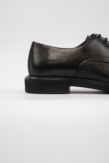 BLACK PREMIUM DERBY SHOE