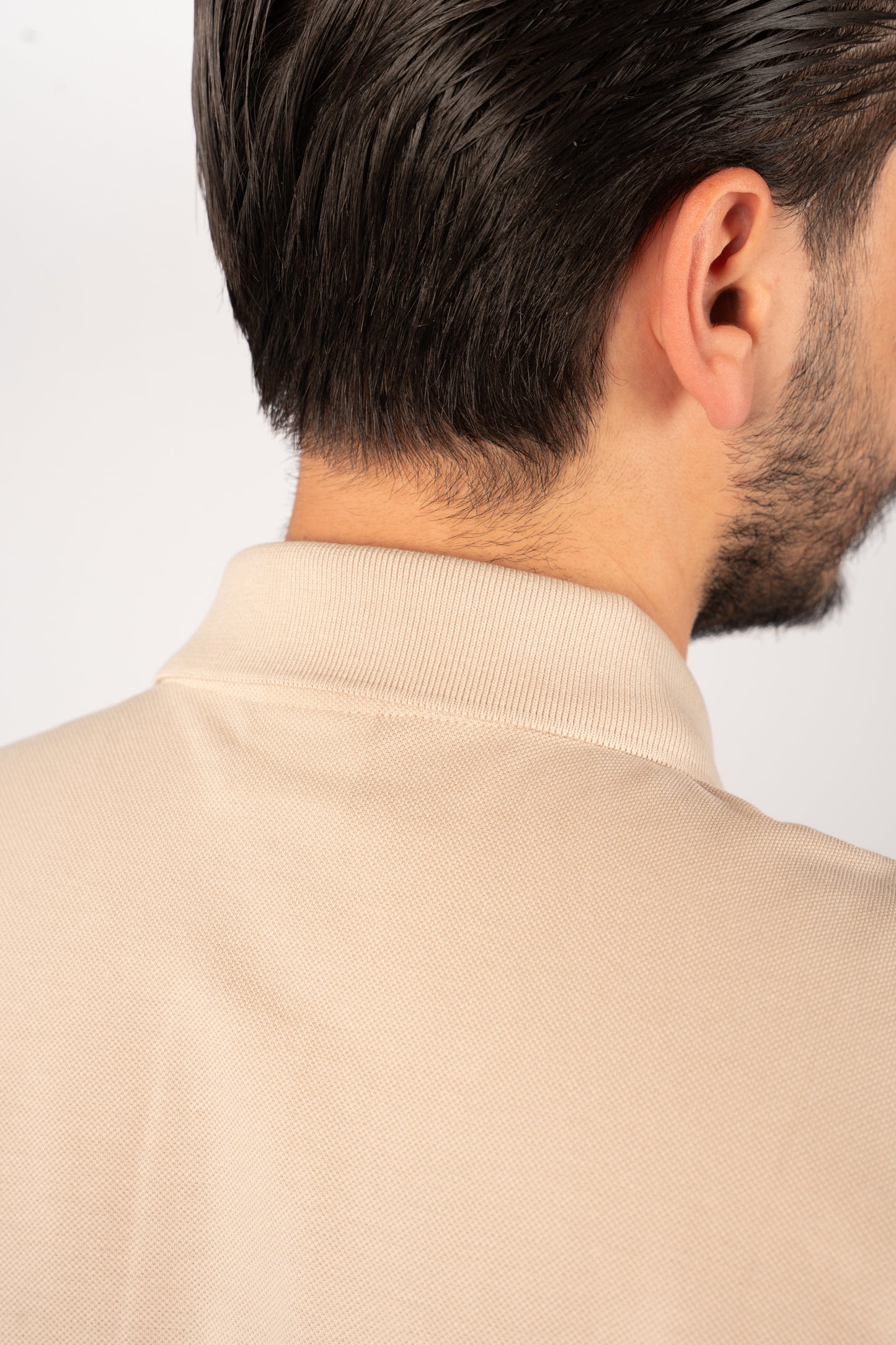 BEIGE CASUAL BUTTON POLO