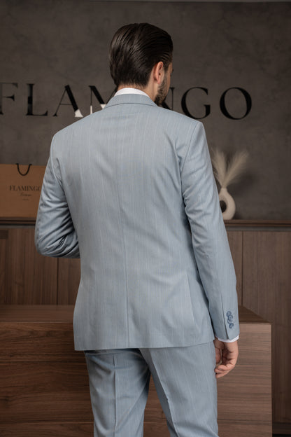 BLUE LINED DOBETTI SUIT