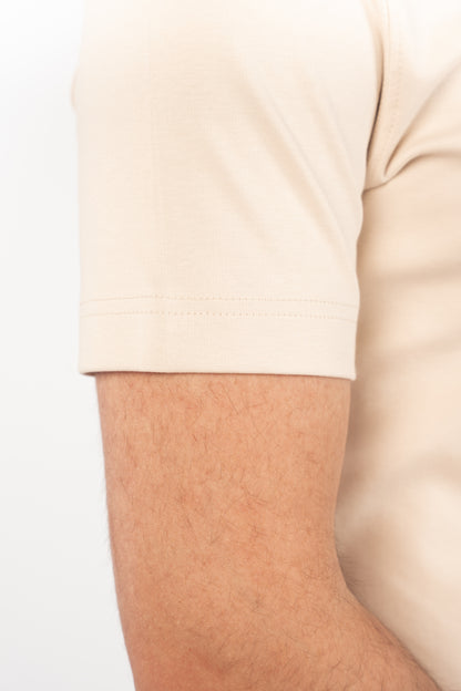 BEIGE THICK TSHIRT