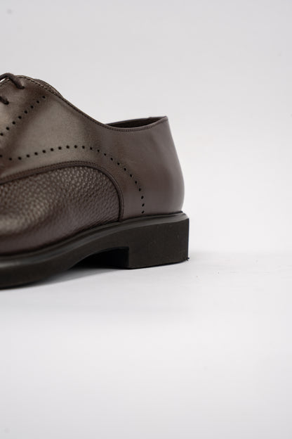 BROWN PREMIUM DERBY SHOE