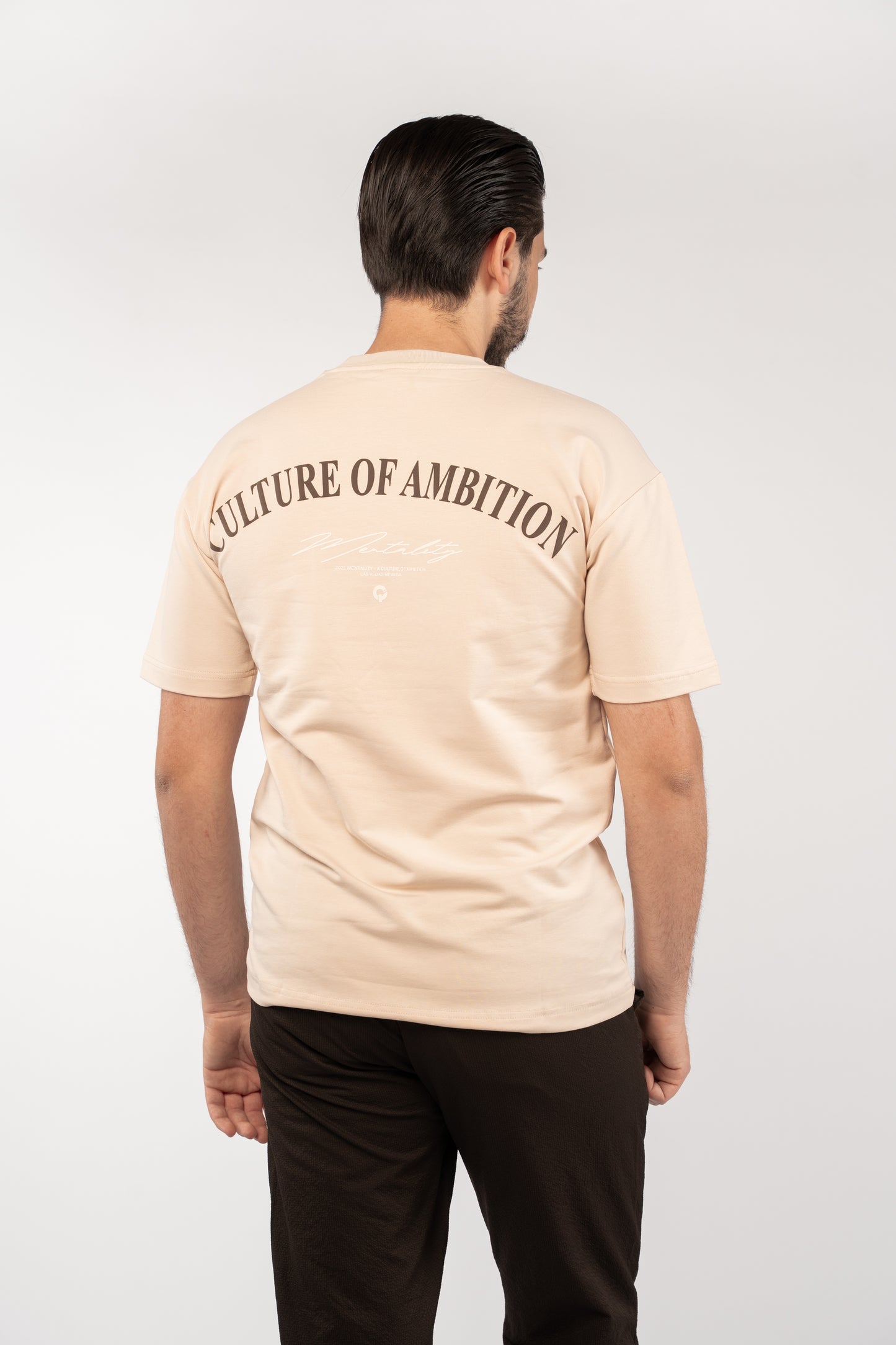 BEIGE MENTALITY RELAXED TSHIRT