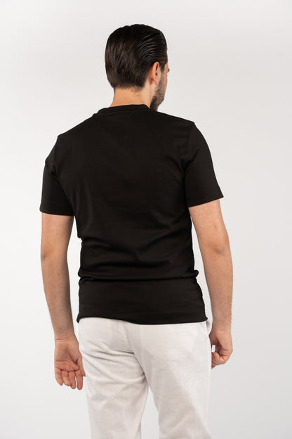 BLACK THICK TSHIRT