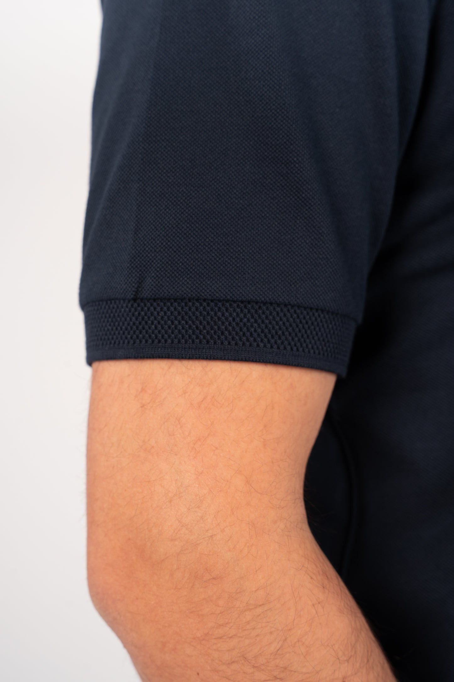 NAVY CASUAL BUTTON POLO