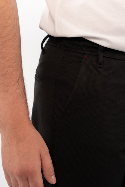 BLACK CASUAL TROUSERS