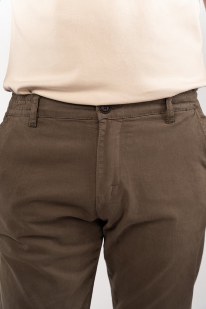 OLIVE CASUAL CHINO PANT