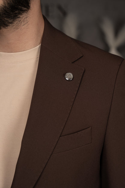 BROWN TRAVEL SUIT