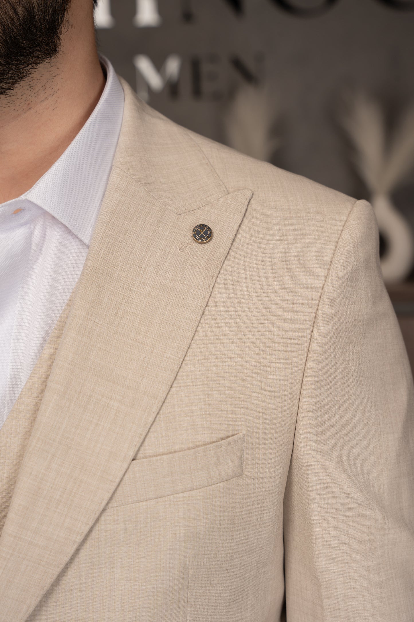 BEIGE TIMELESS SUIT