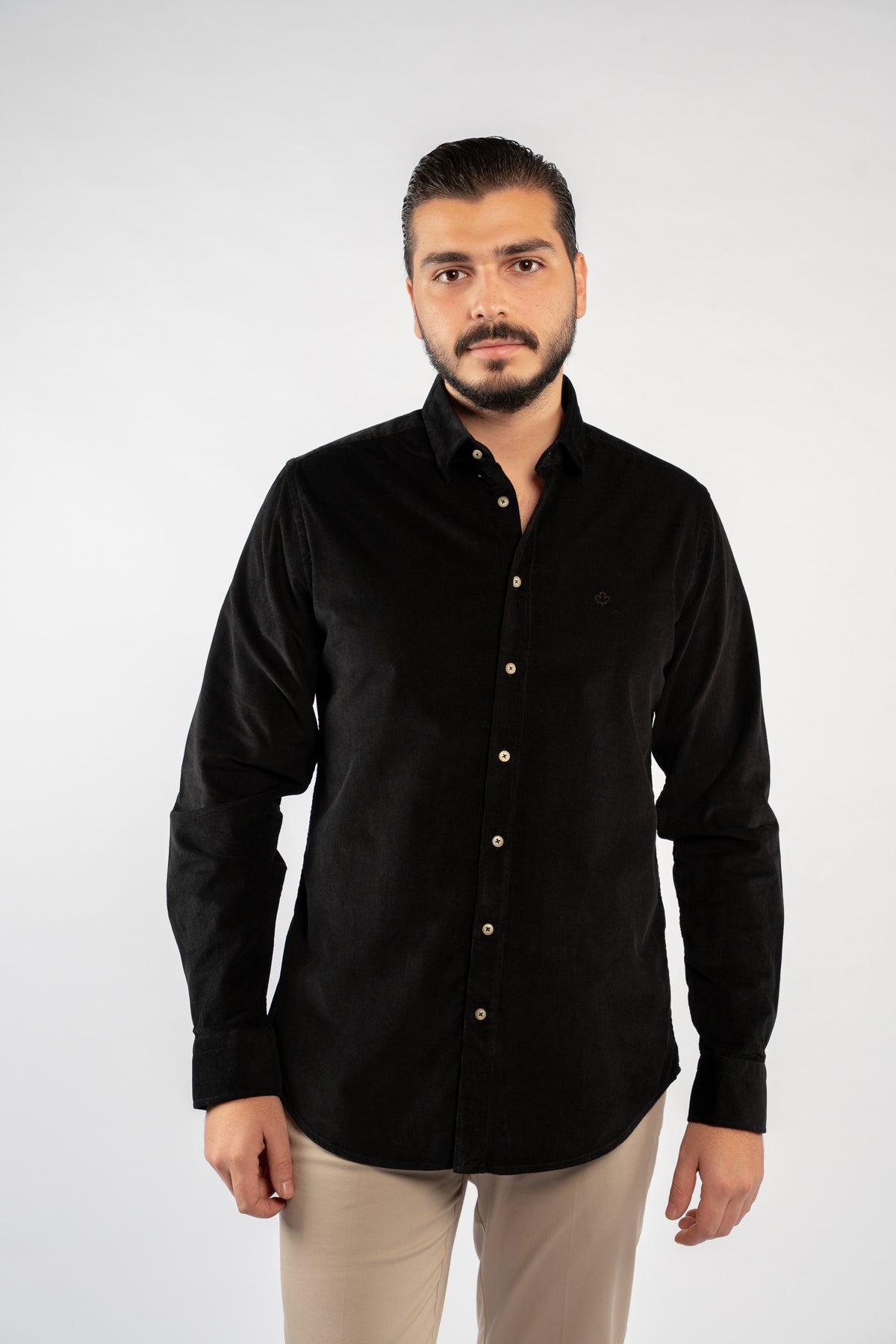 BLACK VELVET SHIRT
