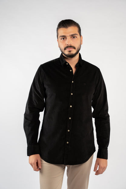 BLACK VELVET SHIRT