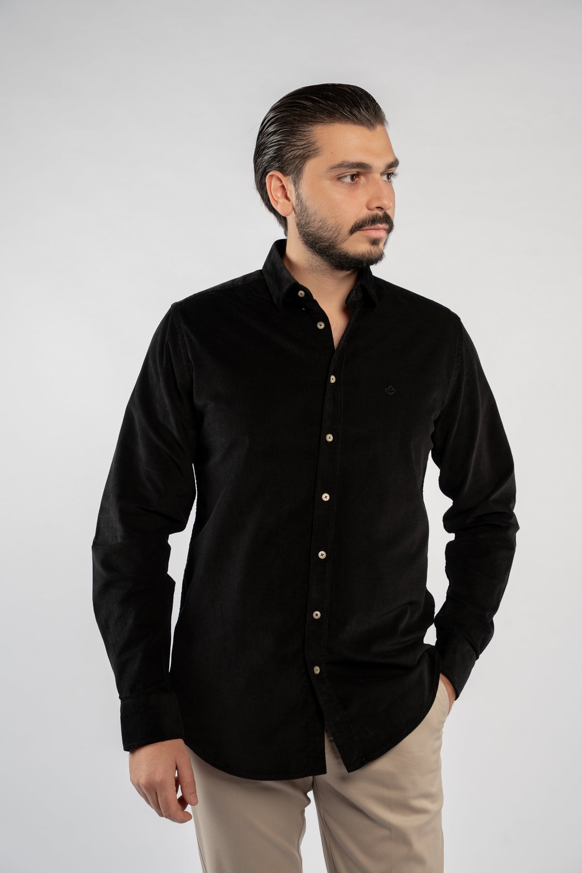 BLACK VELVET SHIRT