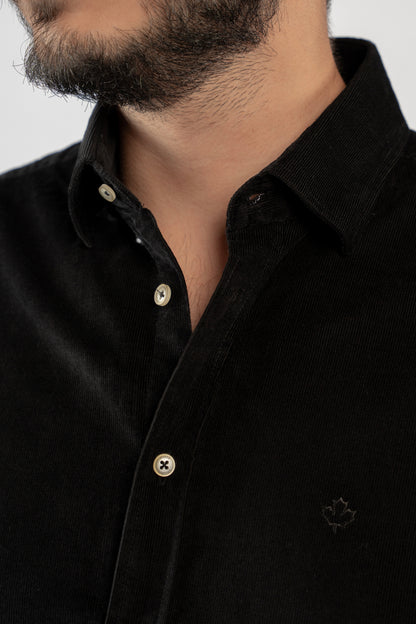 BLACK VELVET SHIRT