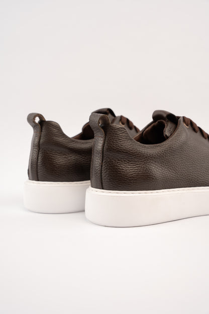 BROWN REFINED SNEAKER