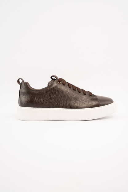BROWN REFINED SNEAKER