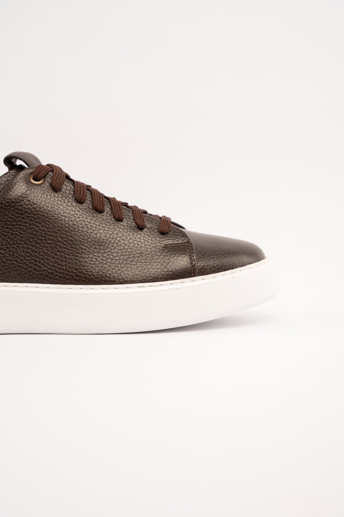BROWN REFINED SNEAKER