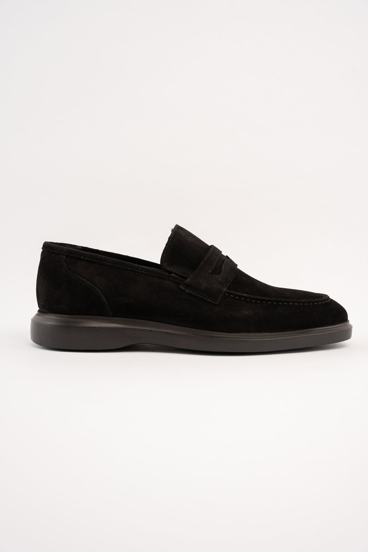 BLACK ELEGANT SUEDE LOAFER