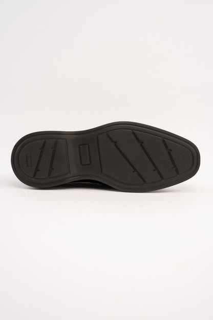 BLACK ELEGANT SUEDE LOAFER