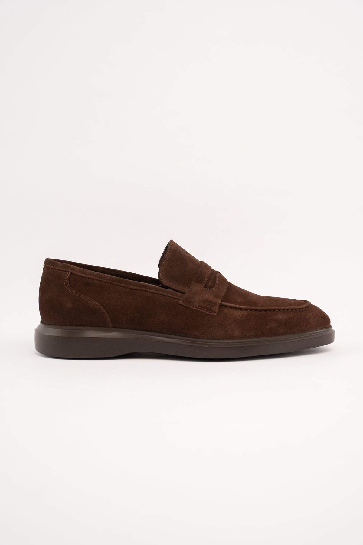 BROWN ELEGANT SUEDE LOAFER