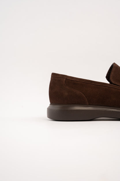 BROWN ELEGANT SUEDE LOAFER