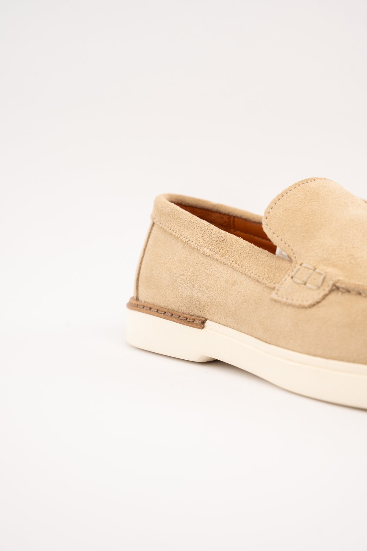 BEIGE HERITAGE SUEDE LOAFER