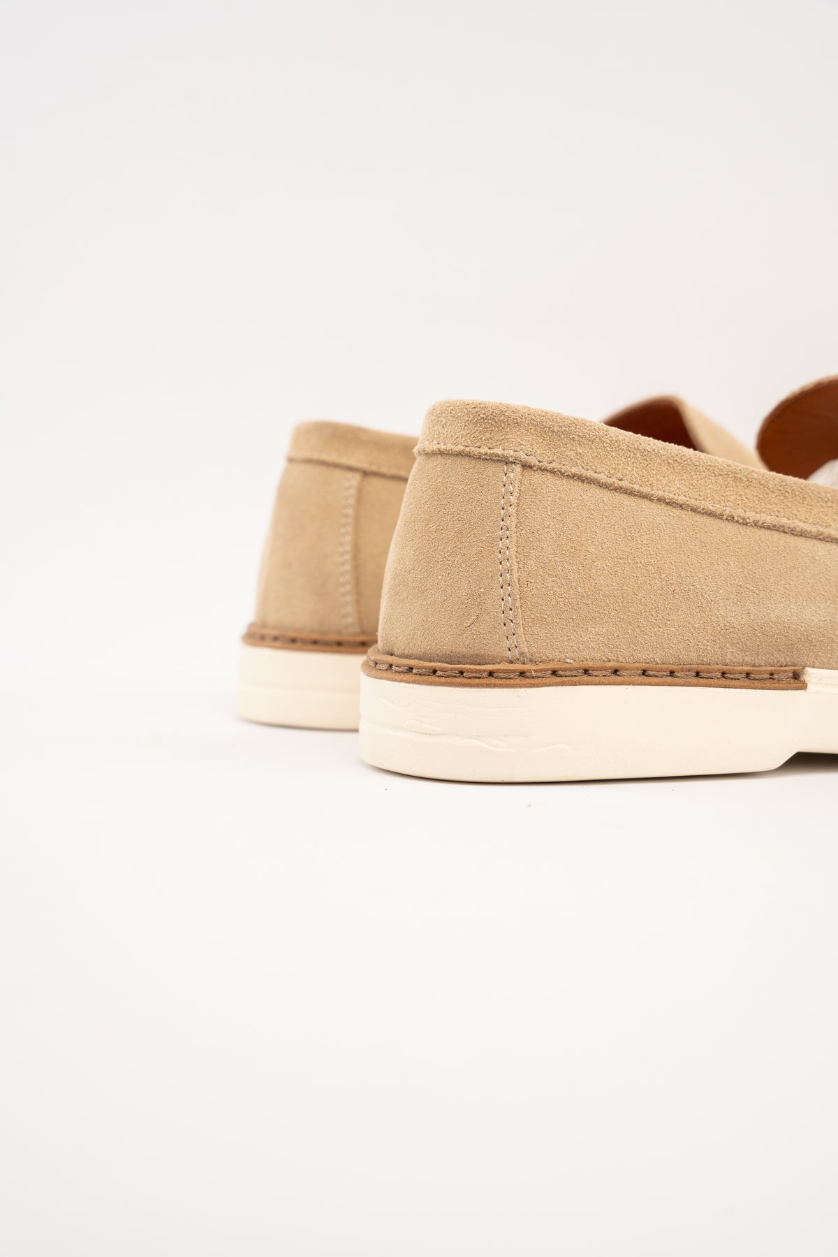 BEIGE HERITAGE SUEDE LOAFER