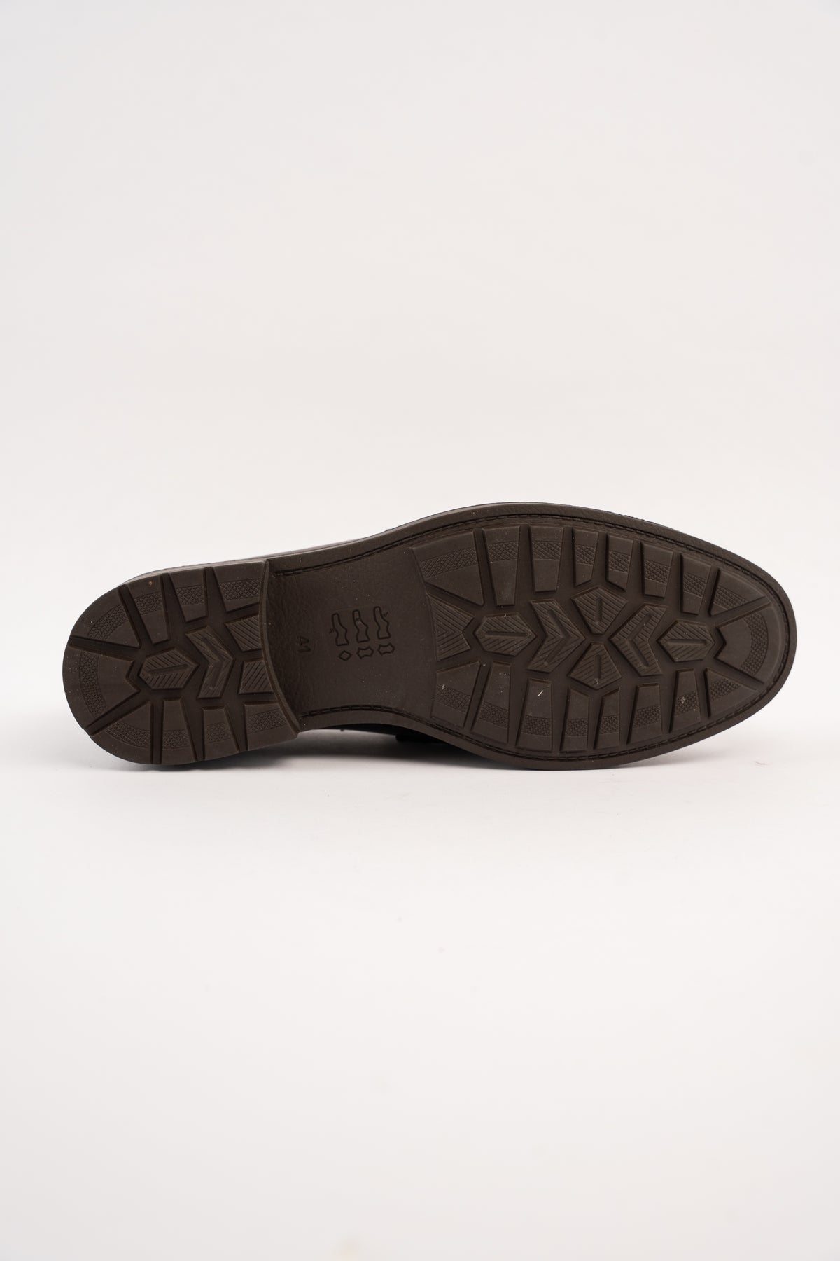 POINT BROWN LEATHER PENNY LOAFER