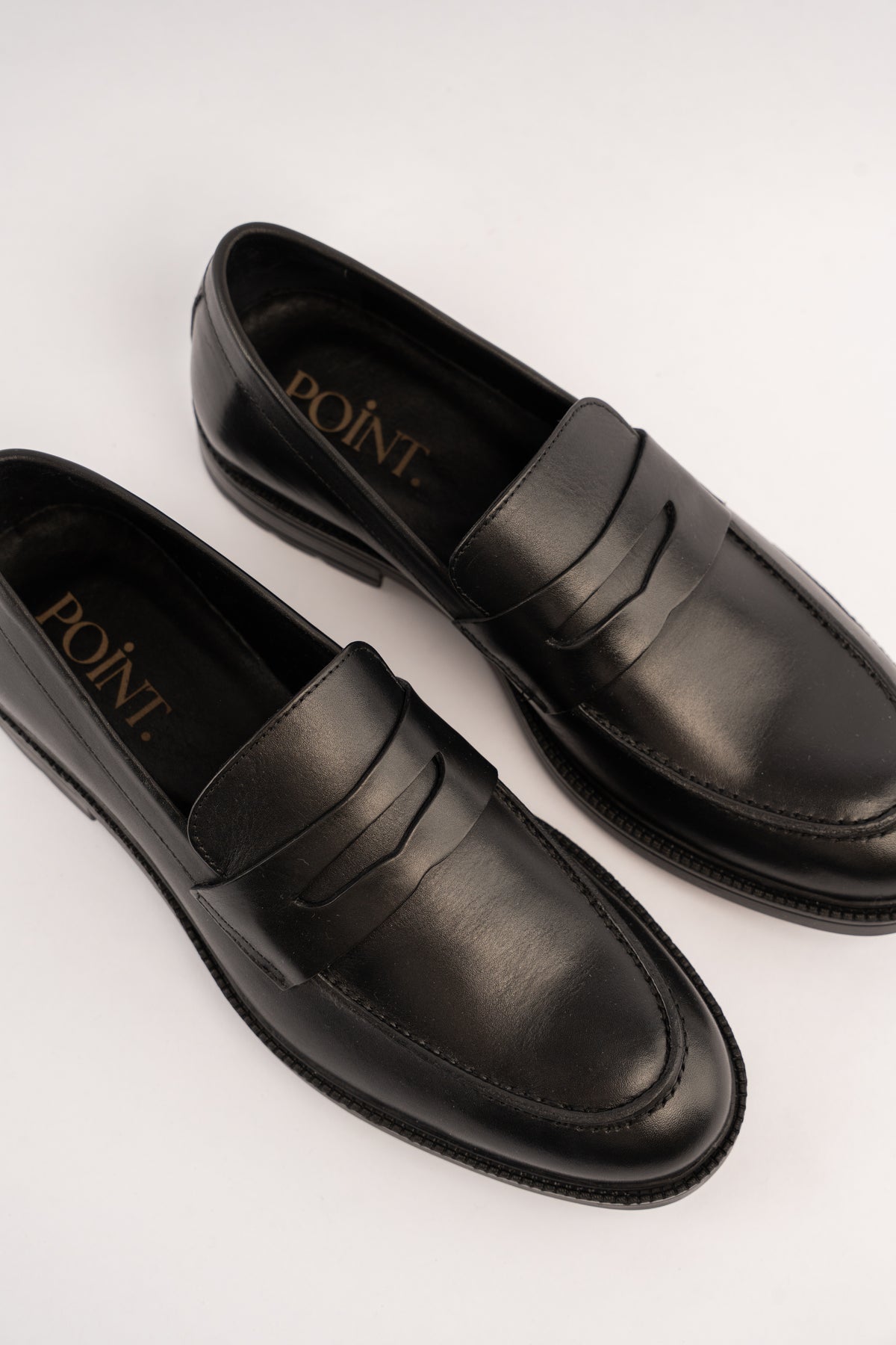POINT BLACK LEATHER PENNY LOAFER