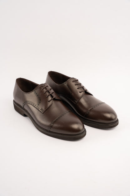 BROWN PREMIUM DERBY SHOE