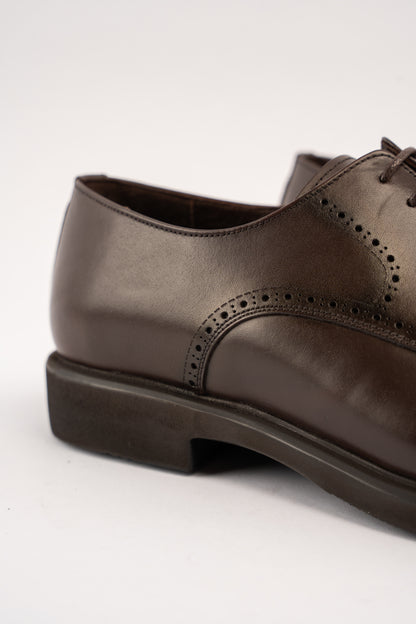 BROWN PREMIUM DERBY SHOE