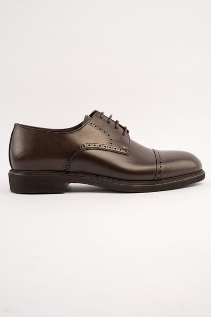 BROWN PREMIUM DERBY SHOE