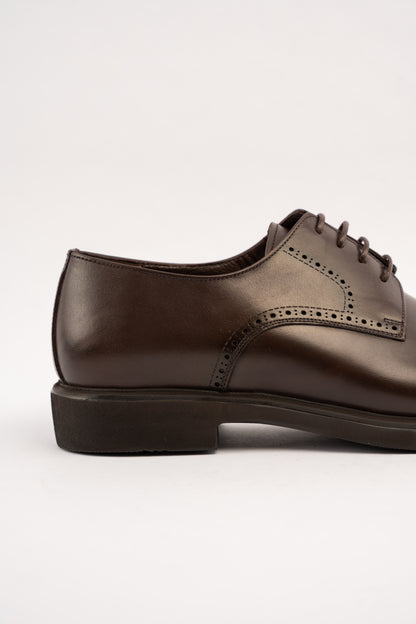 BROWN PREMIUM DERBY SHOE