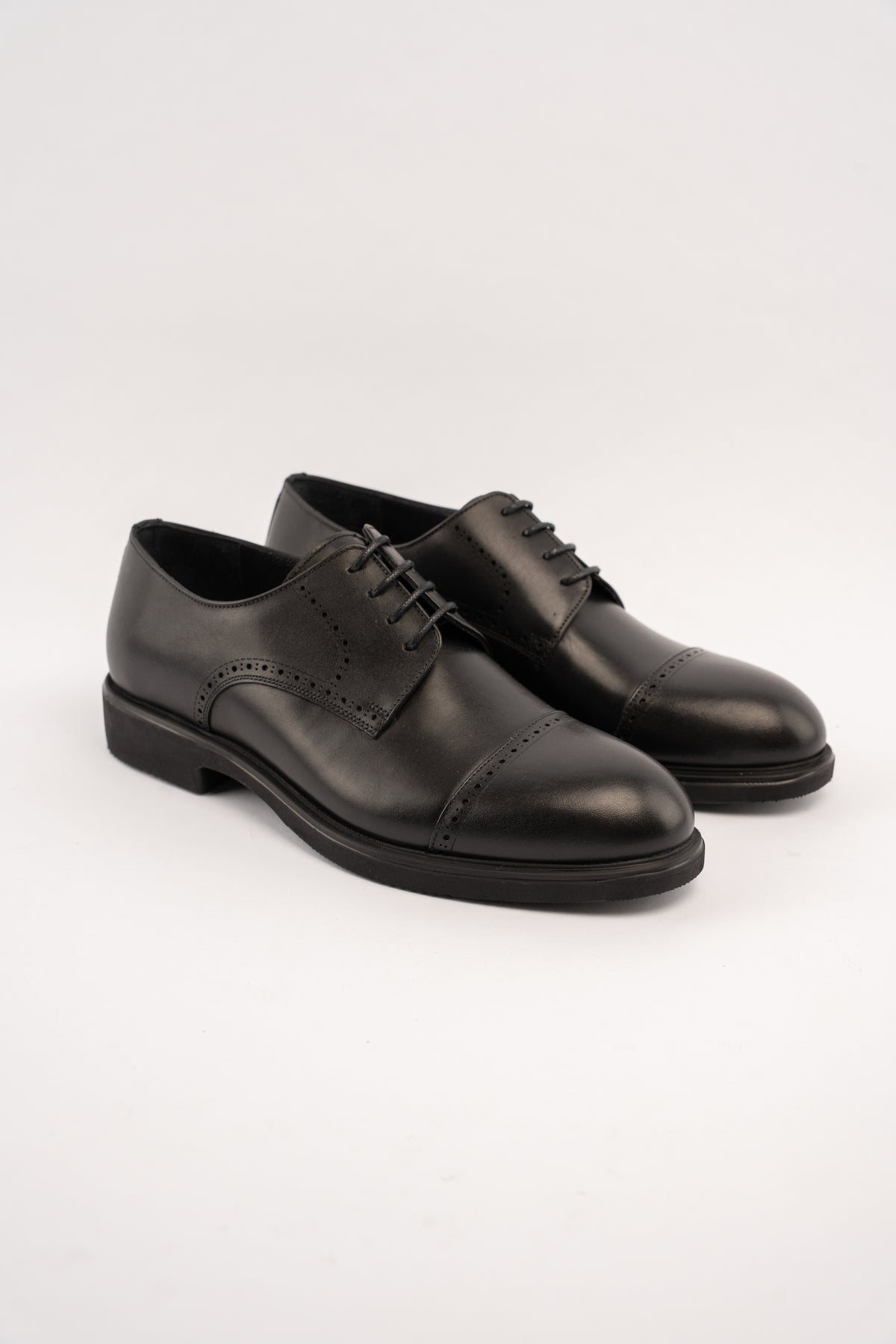 BLACK PREMIUM DERBY SHOE
