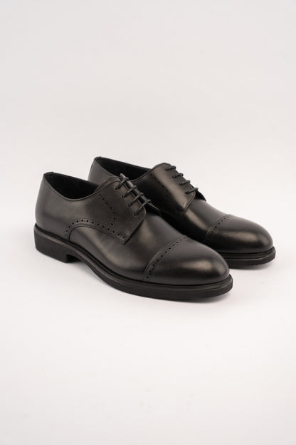 BLACK PREMIUM DERBY SHOE