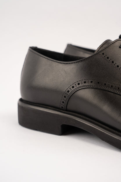BLACK PREMIUM DERBY SHOE