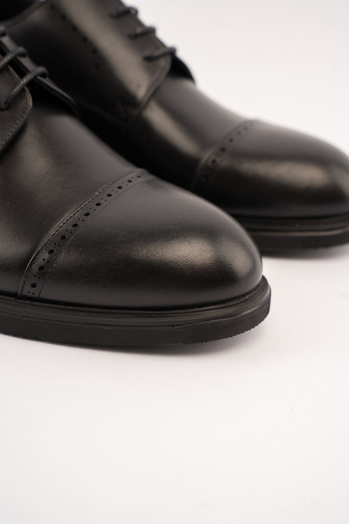 BLACK PREMIUM DERBY SHOE