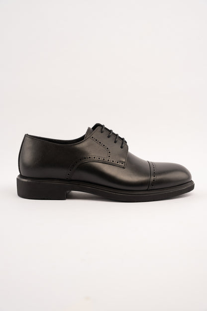 BLACK PREMIUM DERBY SHOE