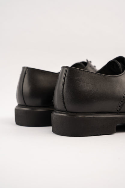 BLACK PREMIUM DERBY SHOE