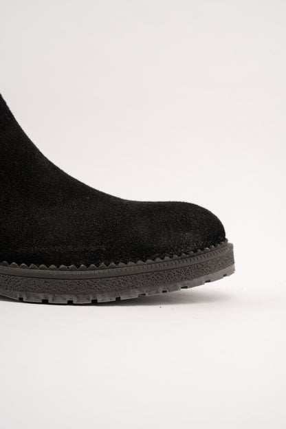 BLACK TIMELESS SUEDE BOOTS