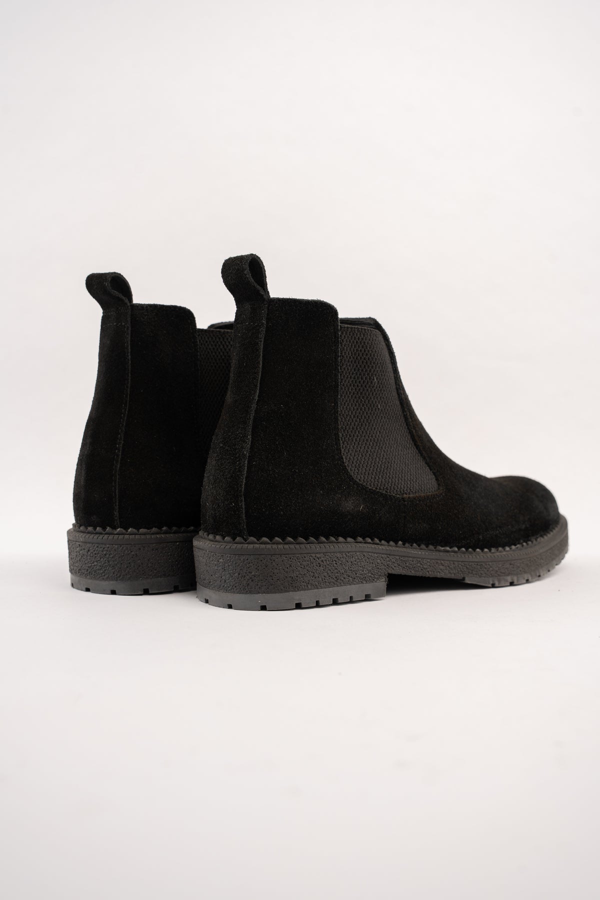 BLACK TIMELESS SUEDE BOOTS