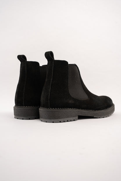 BLACK TIMELESS SUEDE BOOTS