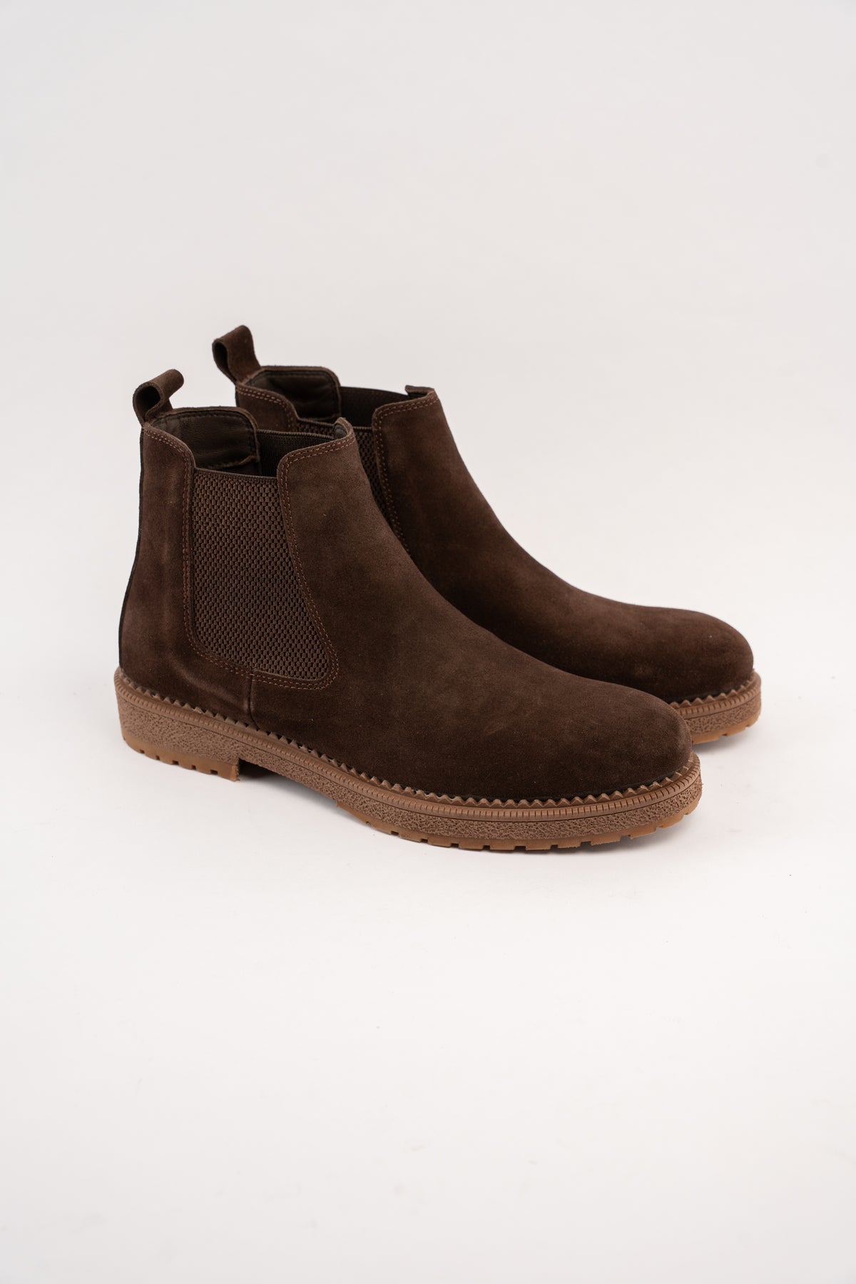 BROWN TIMELESS SUEDE BOOTS