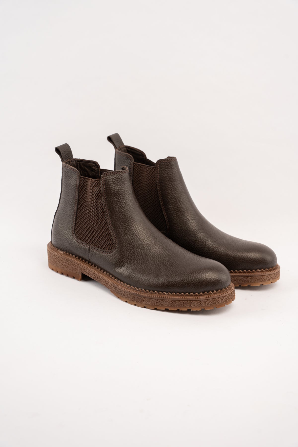 BROWN TIMELESS LEATHER BOOTS