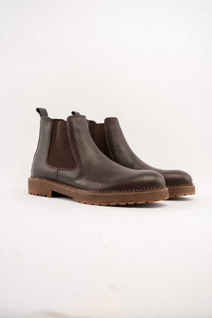 BROWN TIMELESS LEATHER BOOTS