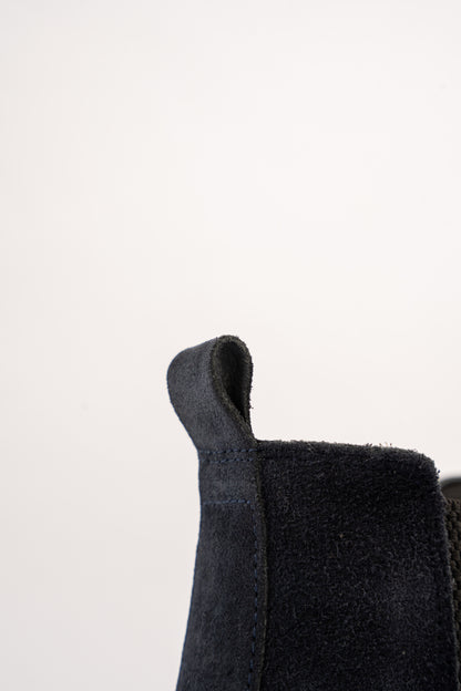 NAVY TIMELESS SUEDE BOOTS