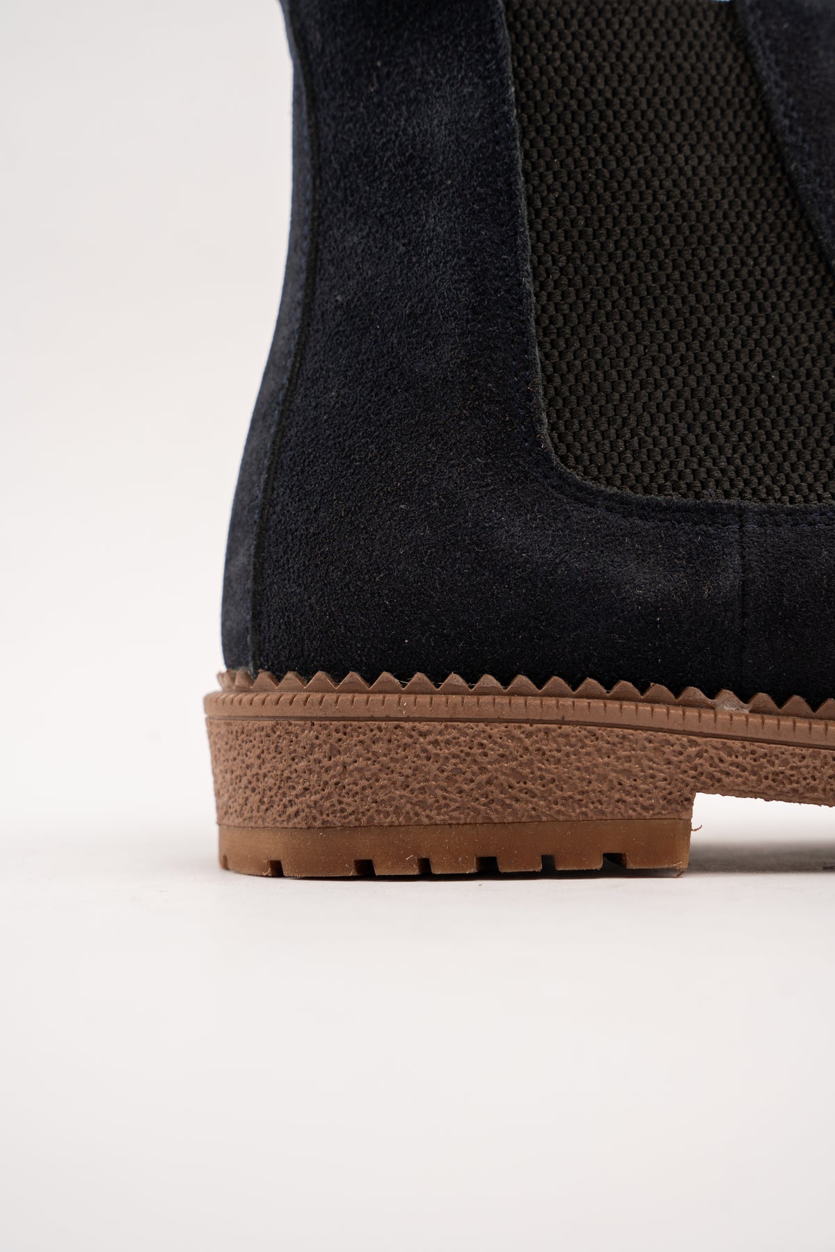 NAVY TIMELESS SUEDE BOOTS